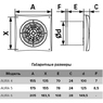 Бытовой вентилятор осевой d125 AURA 5C Gray metal DiCiTi