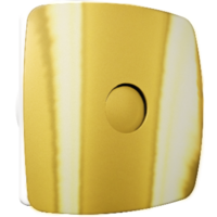 RIO 4C Gold, Вентилятор осевой вытяжной с обратным клапаном D 100, декоративный DiCiTi